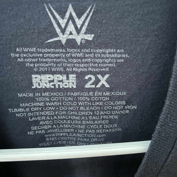 WWE Seth Rollins NERDS X UPUPDWNDWN "The Champ" T-Shirt Size 2XL - Picture 5 of 6